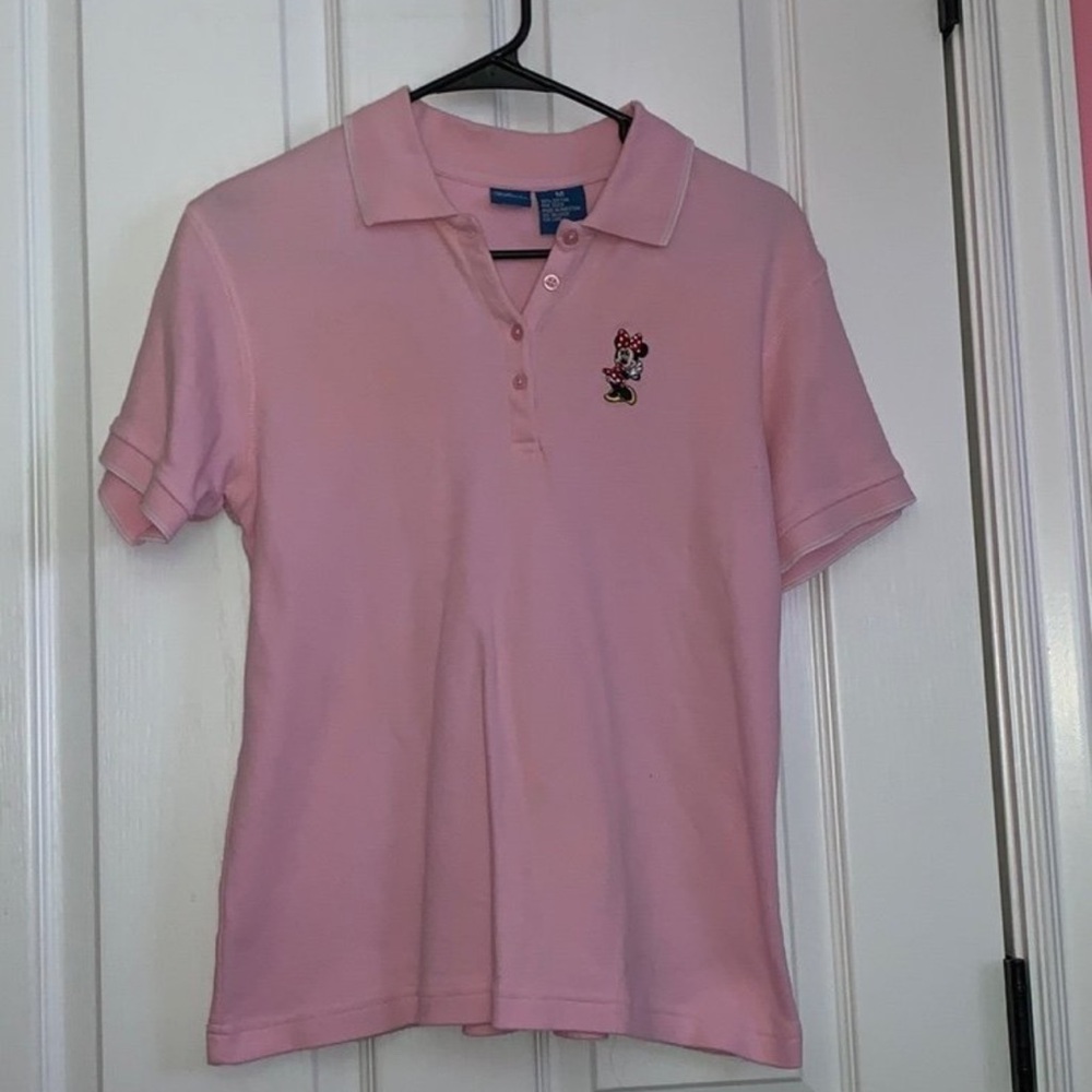 Disney Minnie Mouse Pink Polo Shirt